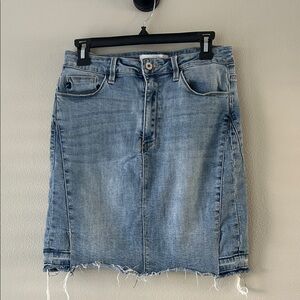 KanCan Light Blue Denim Jean skirt